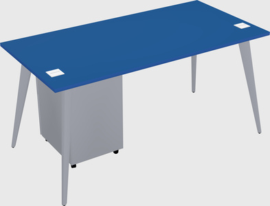 Modern rectangular office desk