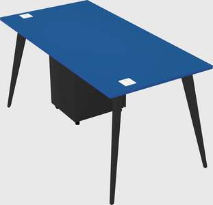 Modern rectangular office desk