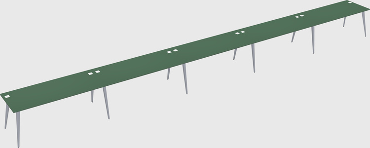 Modern rectangular office desk