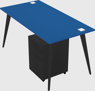 Modern rectangular office desk