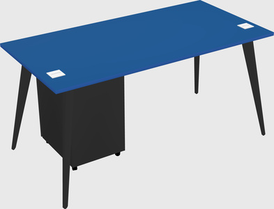Modern rectangular office desk