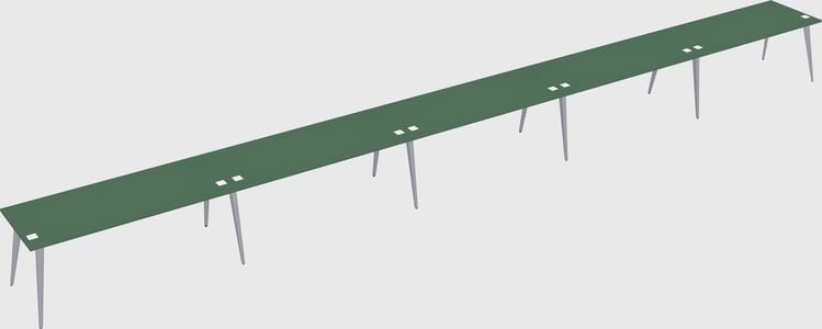 Modern rectangular office desk
