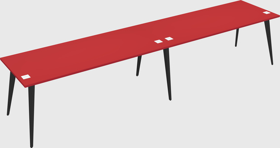 Modern rectangular office desk