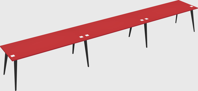Modern rectangular office desk