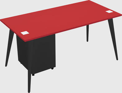 Modern rectangular office desk