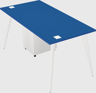 Modern rectangular office desk