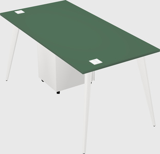 Modern rectangular office desk