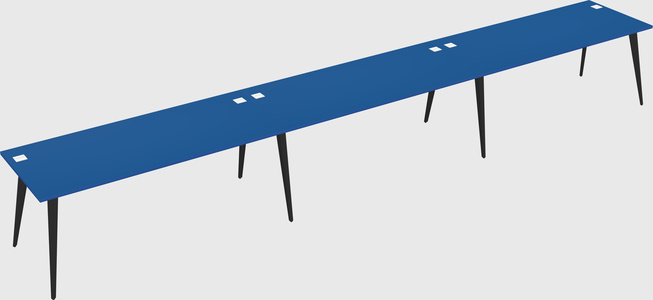 Modern rectangular office desk