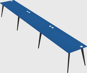 Modern rectangular office desk