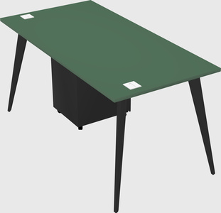 Modern rectangular office desk