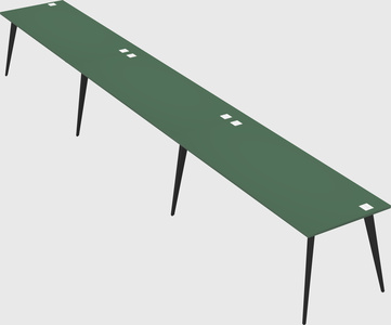 Modern rectangular office desk