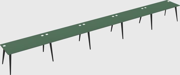 Modern rectangular office desk