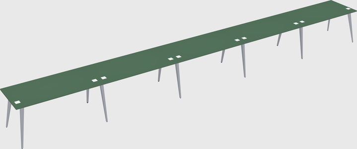 Modern rectangular office desk