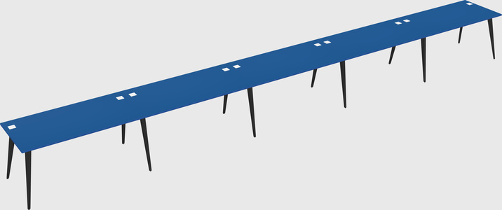Modern rectangular office desk