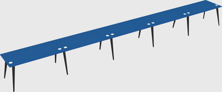Modern rectangular office desk