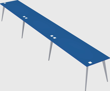 Modern rectangular office desk
