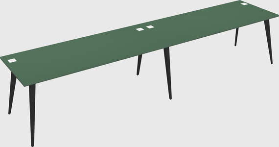 Modern rectangular office desk
