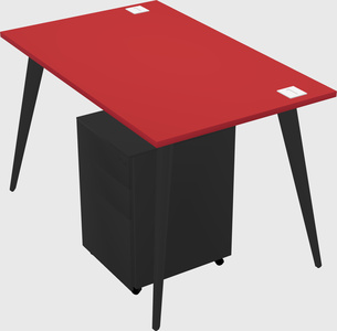 Modern rectangular office desk