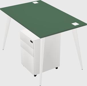 Modern rectangular office desk