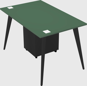 Modern rectangular office desk