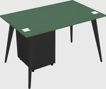 Modern rectangular office desk