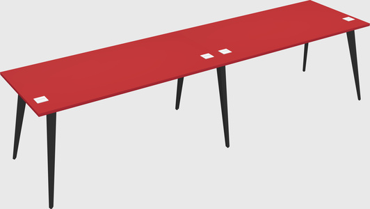 Modern rectangular office desk
