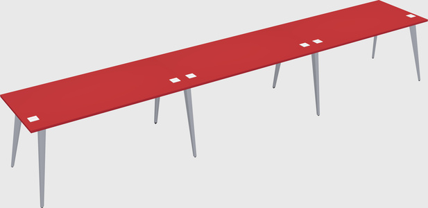Modern rectangular office desk