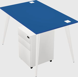 Modern rectangular office desk