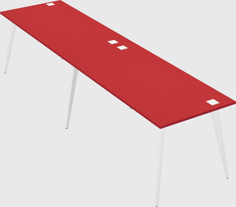 Modern rectangular office desk