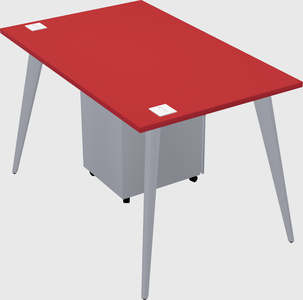 Modern rectangular office desk