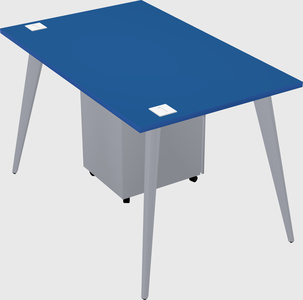 Modern rectangular office desk