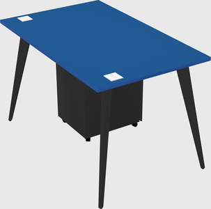 Modern rectangular office desk