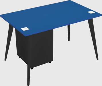 Modern rectangular office desk