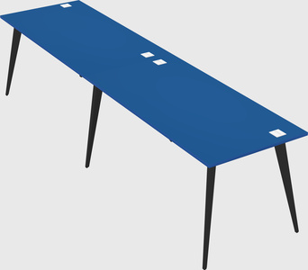 Modern rectangular office desk