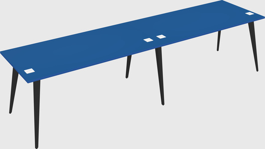 Modern rectangular office desk