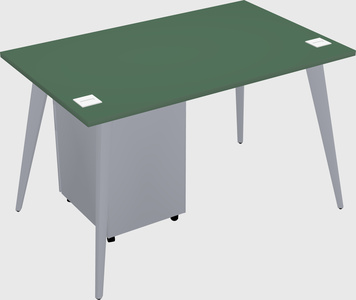 Modern rectangular office desk