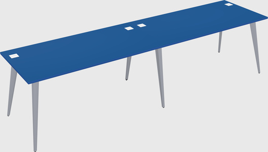 Modern rectangular office desk