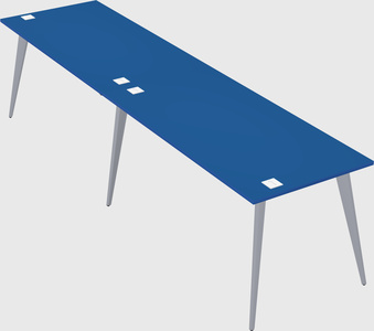Modern rectangular office desk