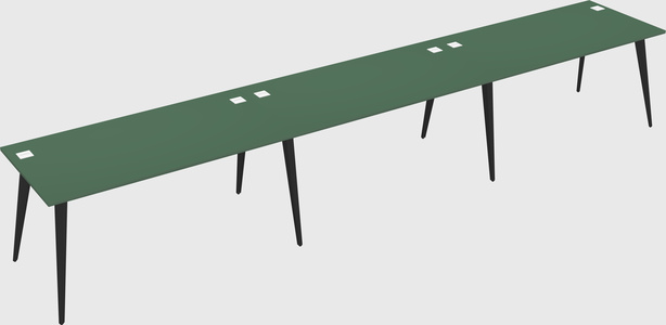 Modern rectangular office desk