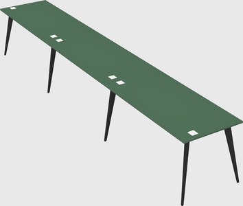 Modern rectangular office desk