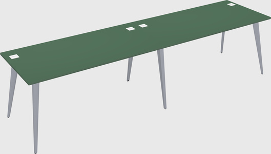 Modern rectangular office desk