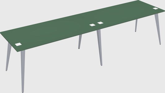 Modern rectangular office desk