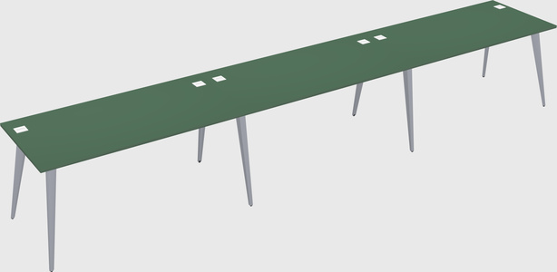 Modern rectangular office desk