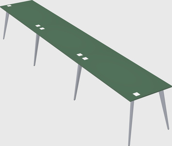 Modern rectangular office desk