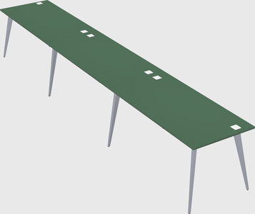 Modern rectangular office desk