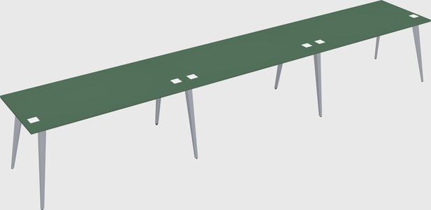 Modern rectangular office desk