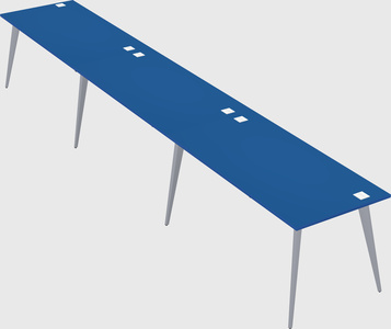 Modern rectangular office desk
