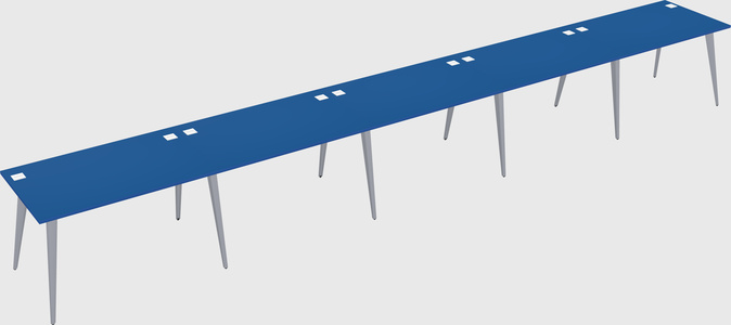 Modern rectangular office desk