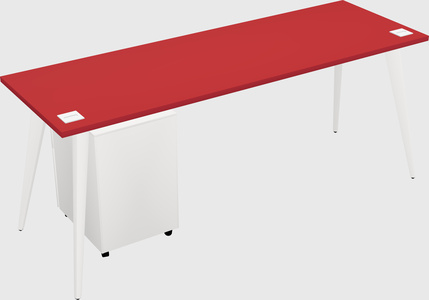 Modern rectangular office desk