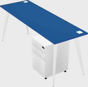 Modern rectangular office desk